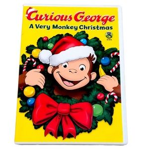 Curious George A Very Monkey Christmas children’s movie DVD